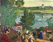 鲍里斯 克斯托依列夫 : Promenade Along the Volga